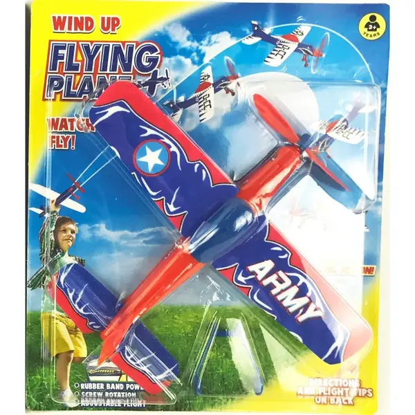 Alltoys Lietadlo na gumičku modré