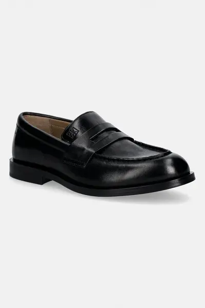 Kožené mokasíny Calvin Klein ESS RUBBER PENNY LOAFER POL LTH