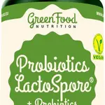 GREENFOOD NUTRITION Probiotics Lactospore® + Prebiotics 60 kapslí
