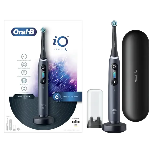Oral B iO Series 8 Black Elektrická Zubná Kefka
