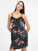 Black women's satin nightgown ORSAY - Women's