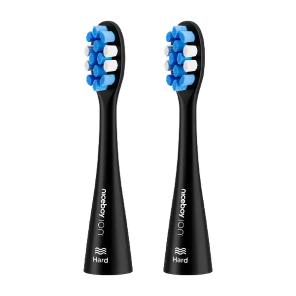 NICEBOY Náhradní hlavice ION Sonic Hard black 2 ks