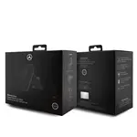 Magnetický držák Mercedes do auta 15W s bezdrátovým nabíjením, černá