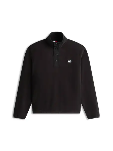 Tommy Jeans Sveter  sivá / čierna / biela