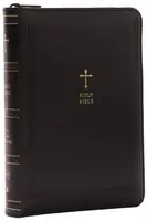 KJV Holy Bible: Compact with 43,000 Cross References, Black Leathersoft with zipper, Red Letter, Comfort Print: King James Version - Thomas Nelson