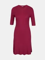 Bordové dámske midi šaty ORSAY