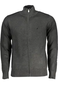 US GRAND POLO CARDIGAN MEN'S GREY