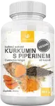 ALLNATURE Kurkumin s piperinem bylinný extrakt 60 kapslí