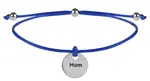 Troli Šnúrkový náramok Mamička modrá / oceľová