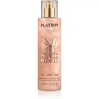 Playboy Nude Mood tělový sprej se třpytkami pro ženy 250 ml