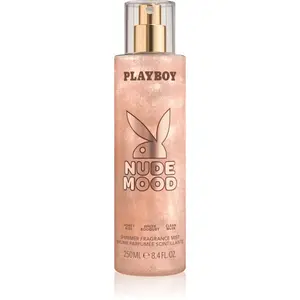 Playboy Nude Mood tělový sprej se třpytkami pro ženy 250 ml