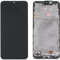 LCD display + dotyková deska + přední kryt pro Samsung Galaxy A17 4G/5G A175/A176, black TFT