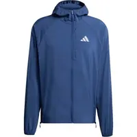 adidas RUN ESSENTIALS JACKET M Pánska športová bunda, tmavo modrá, veľkosť