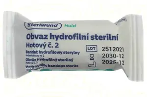 Obvaz hydrofilní sterilní hotový č.2 Steriwund