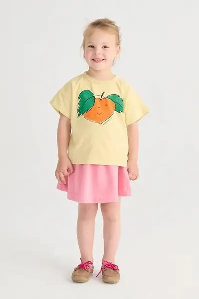 Dětské bavlněné tričko Bobo Choses Tangerine