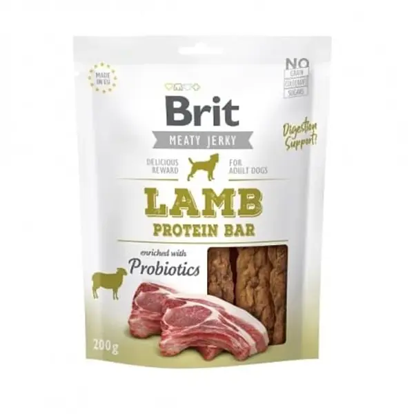 Brit Jerky Lamb Protein Bar 200g | Pamlsky pro psy