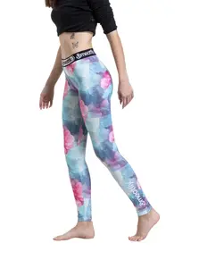 Meatfly dámské termo kalhoty Taro Pink Flowers | Růžová | Velikost XL