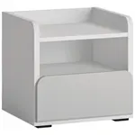 Nočný stolík Flexi FLXK03 1S biela alpin/billbergia