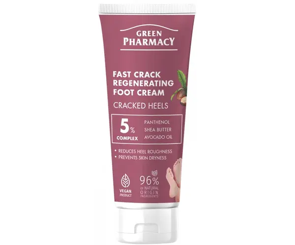 Regenerační krém na nohy Green Pharmacy Fast Crack Regenerating Foot Cream - 75 ml
