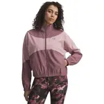 Under Armour RIVAL WOVEN JACKET Dámská bunda, vínová, velikost S