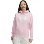 Under Armour RIVAL FLEECE BIG LOGO Dámská mikina, růžová, velikost