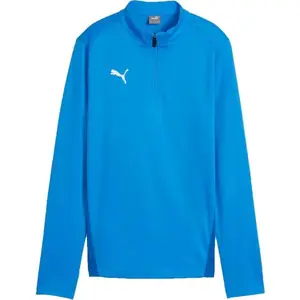 Puma TEAMGOAL TRAINING 1/4 ZIP TOP W Dámské sportovní triko, modrá, velikost