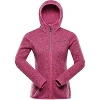ALPINE PRO ZEGA 2 Dámský hřejivý svetr na zip, růžová, velikost