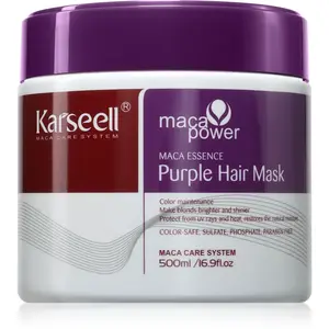 Karseell Purple Hair Mask maska na vlasy pro blond a šedivé vlasy 500 ml