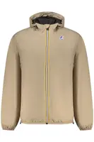 Pánská béžová bunda s kapucí