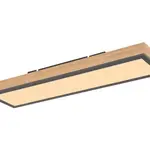 Stropní LED osvětlení Doro 60 cm, dřevěný vzhled