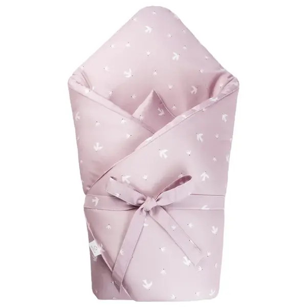 Zavinovačka - tmavoružové vtáčiky - SOFTELLO, Perie, Ružová, Vtáčiky