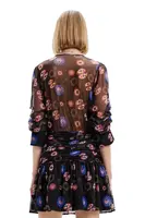 Desigual vzorované šaty s 3/4 rukávy