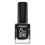 Dermacol 5 Day Stay Nail Polish lak na nechty 55 Black Onyx 11 ml