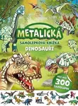 Metalická samolepková knížka Dinosauři