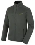 Husky  Akra M dark khaki, M Pánsky sveter na zips