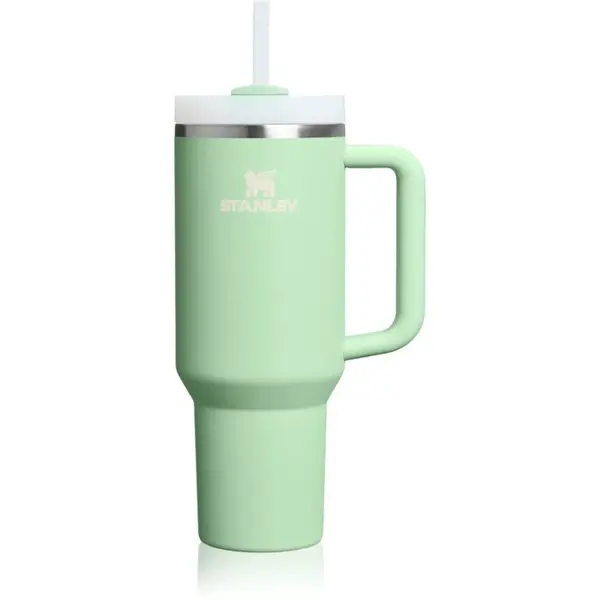 Stanley Quencher H2.O FlowState™ Tumbler tumbler z nehrdzavejúcej ocele s rúrkou veľký Pistachio 1180 ml