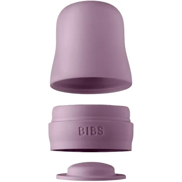 BIBS Baby Glass Bottle Cap skrutkovací uzáver na fľašu Mauve 1 ks
