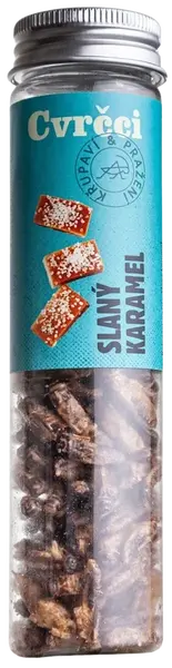 SENS Chrumkavé a pečené cvrčky - slaný karamel 20 g