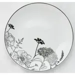 Dezertní talíř Luna Black Flower, 20 cm