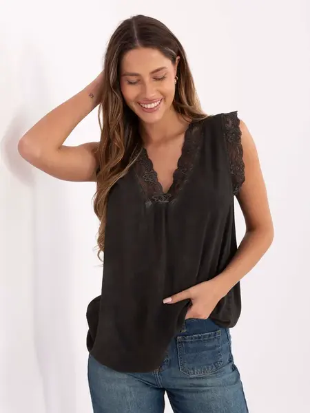 Blouse-MI-BZ-7975.09P-black