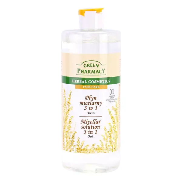 Green Pharmacy Oat Micellar micelární voda 3 v 1 500 ml
