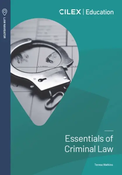 Essentials of Criminal Law - Teresa Watkins