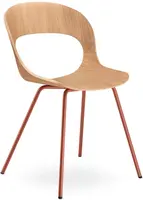 LD SEATING Konferenční židle LOTUS, LT-01-H-2N13, červená cihlová podnož