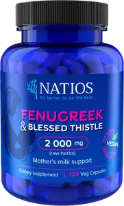 NATIOS Fenugreek & Blessed Thistle 2000 mg 120 kapslí