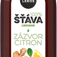 LEROS 100% šťáva zázvor a citron 250 ml