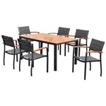 Gardenson ZAHRADNÍ SADA 7dílné, dřevo, kov, textil