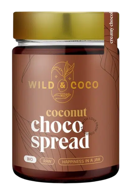 WILD & COCO Kokosová pomazánka čokoládová BIO 300 g