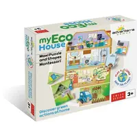 ADVENTERRA GAMES MŮJ EKODŮM Vzdělávací puzzle, mix, velikost