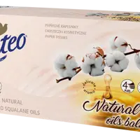 LINTEO Papírové kapesníky Premium – bílé, 4vrstvé 70 ks