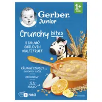 GERBER Junior nemléčná kaše ovocná s křupavými kousky 200 g